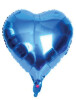 Folyo Balon Kalp 60 Cm (24inç) Mavi - 1