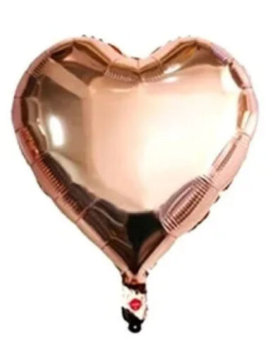 Folyo Balon Kalp 60 Cm (24 inç) Rose Gold - 