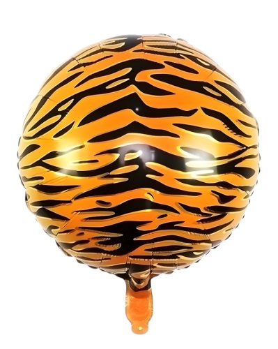 Folyo Balon Kaplan Çizgili 18 İnç - 