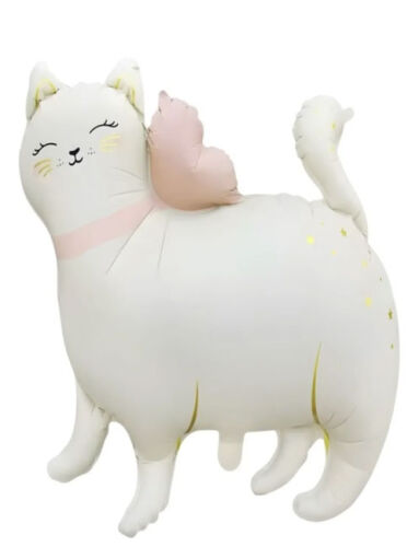 Folyo Balon Ayaklı Krem Kedi̇ 67*62 Cm - 