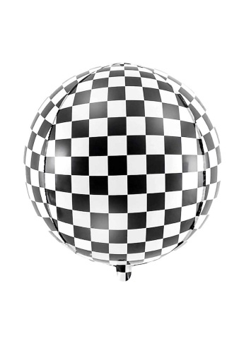 Folyo Balon Küre Damalı 22 İnç - 