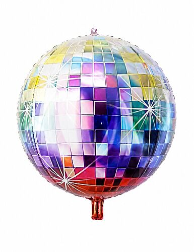 Folyo Balon Küre Disko Topu Rengarenk - 