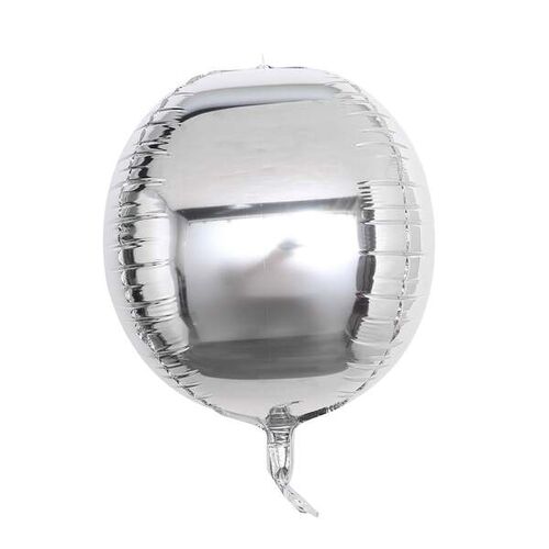 Folyo Balon Küre Gümüş 22 İnç - 1