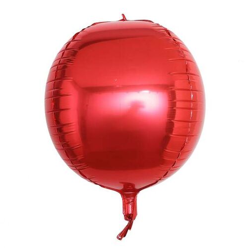Folyo Balon Küre Kırmızı 22 İnç - 1