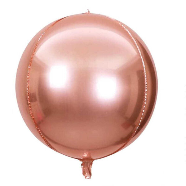 Folyo Balon Küre Rose Gold 22 İnç - 