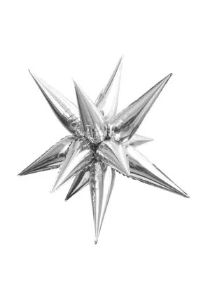 Folyo Balon Kutup Yıldızı Gümüş 27 İnç - 