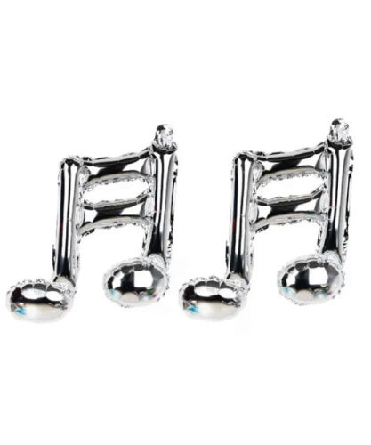 Folyo Balon Müzik Notası 2 Lİ Gümüş - 