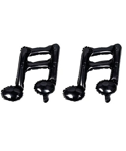 Folyo Balon Müzik Notası 2 Lİ Siyah - 