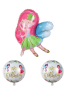 Folyo Balon Peri Kızı Temalı 3 Parça Set - 1