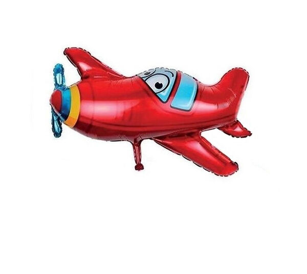 Folyo Balon Plane (Uçak) Kırmızı 90 Cm - 1