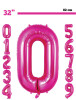 Folyo Balon 82 Cm Fuşya Rakam - 1