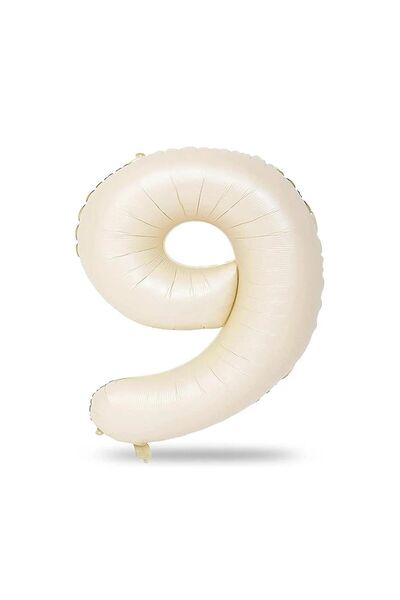 Folyo Balon 82 Cm (32'') Krem Rakam - 11