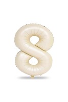 Folyo Balon 82 Cm (32'') Krem Rakam - 10