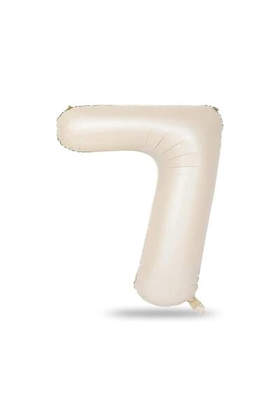 Folyo Balon 82 Cm (32'') Krem Rakam - 9