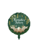 Folyo Balon Ramazan Yeşil Yuvarlak Desenli (18inç) 45 Cm - 1
