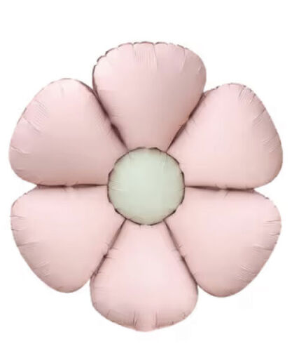 Folyo Balon Retro Papatya Pembe 60*60 cm - 