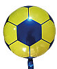 	 Folyo Balon Sarı Lacivert Futbol Topu 18'' - 1