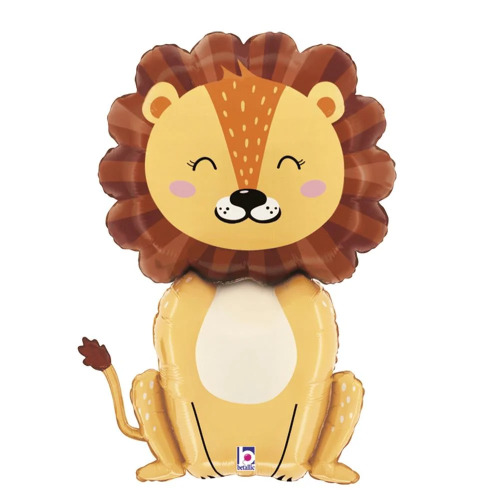 Folyo Balon Sevimli Aslan 101x70 Cm - 