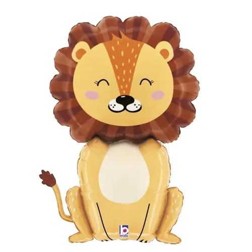 Folyo Balon Sevimli Aslan 101x70 Cm - 