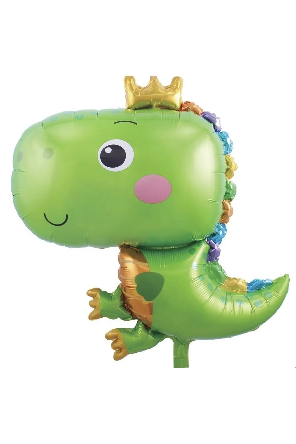 Folyo Balon Sevimli Taçlı Dinozor - 1
