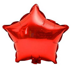 Folyo Balon Yıldız 60 Cm (24 inç) Kırmızı - 1