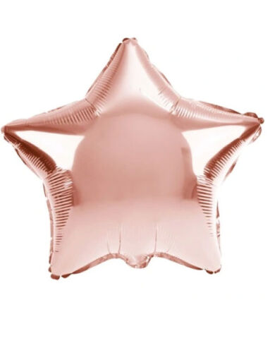 Folyo Balon Yıldız 60 Cm (24 inç) Rose Gold - 