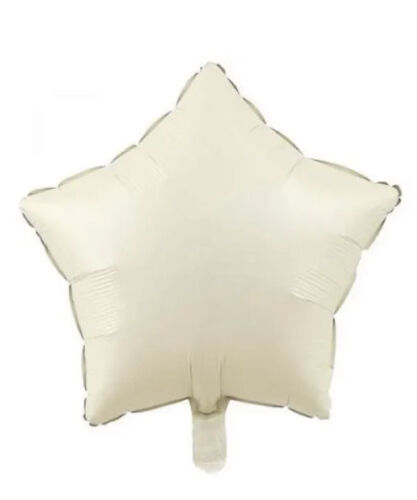 Folyo Balon Yıldız 40 Cm (18inç) Krem - 