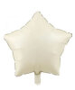 Folyo Balon Yıldız 40 Cm (18inç) Krem - 1
