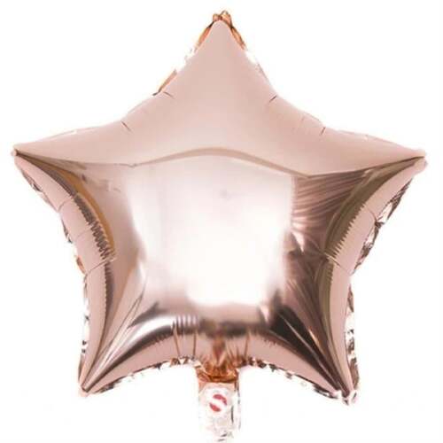 Folyo Balon Yıldız 40 Cm (18inç) Rose Gold - 1