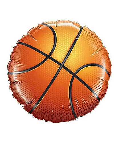Folyo Balon Yuvarlak Basketbol Topu 18 İnç - 