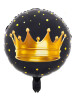 Folyo Balon Yuvarlak Kral Taç Baskılı 18'' - 1