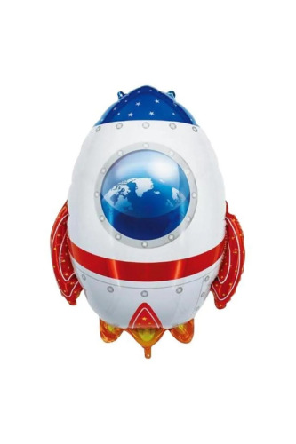 Folyo Balon Roket 40x60 Cm - 