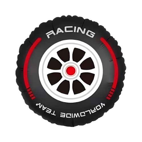 Folyo Balon Yuvarlak Yarış Tekerleği 18 İnç - 