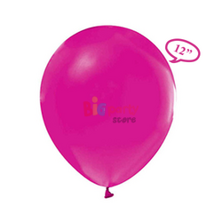 Lateks Pastel Balon Fuşya 100 Parça - 2