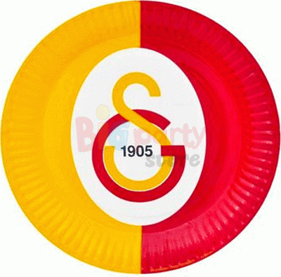 Lisanslı Galatasaray Karton Tabak 23 Cm 8li - 1