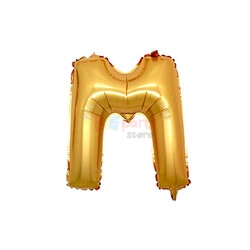 Folyo Balon Harf Gold 40 Cm - 11