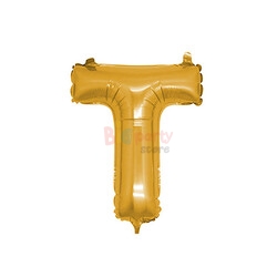 Folyo Balon 40 Cm Altın Harf - 6