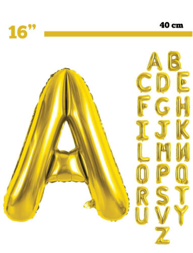 Folyo Balon 40 Cm Gold Harf - 