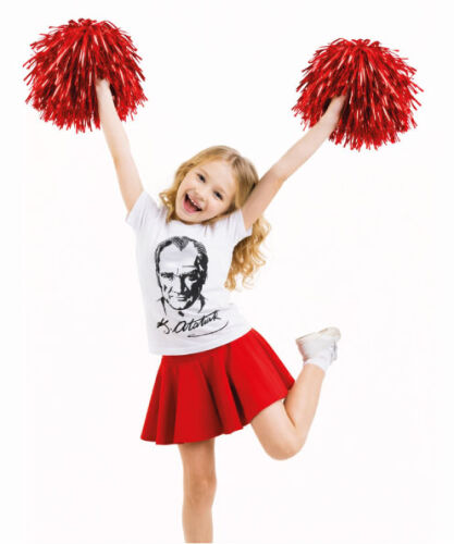 Gösteri Ponponu İthal Kırmızı 2 Parça - 