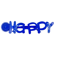Gözlük Çiçekli Happy Lacivert - 1