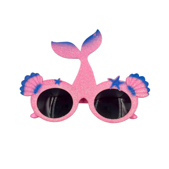Gözlük Deniz Kızı Simli Pembe - 