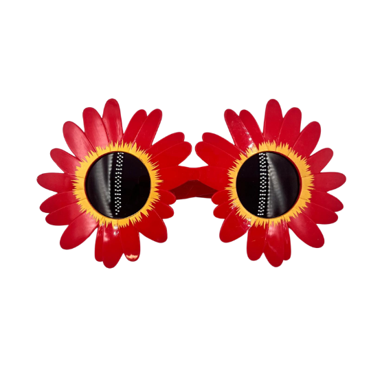 Gözlük Papatya Kırmızı - 