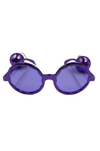 Gözlük Disko Topu Lila - 3