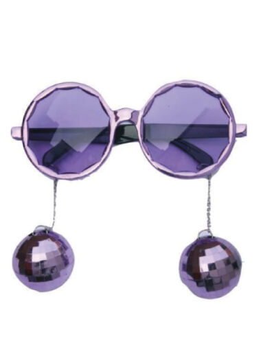 Gözlük Disko Topu Lila - 
