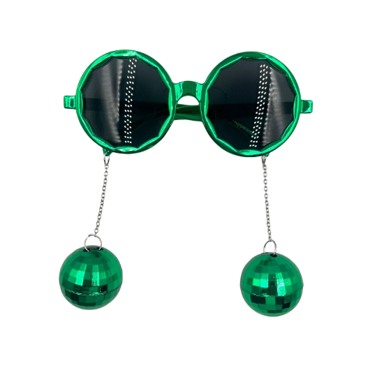 Gözlük Disko Topu Yeşil - 