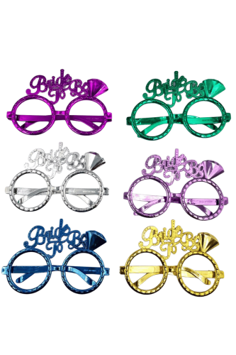 Gözlük Eko Bride To Be Temalı Renkli 12 Parça Set - 