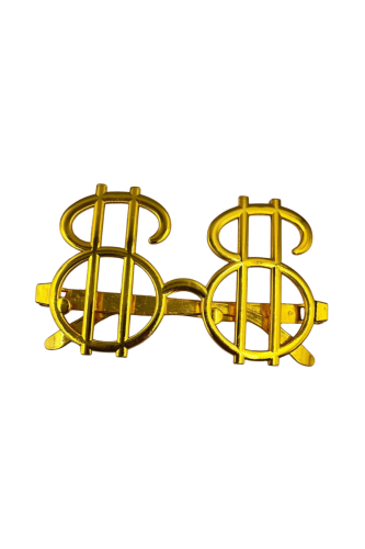 Gözlük Eko Dolar Temalı Altın - 1