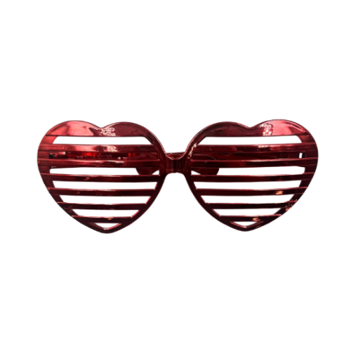 Gözlük Eko Kalp Panjur Kırmızı - 