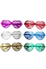 Gözlük Eko Kalp Panjur Renkli 12 Parça Set - 1
