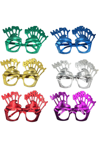 Gözlük Eko Kapkek Temalı Renkli 12 Parça Set - 